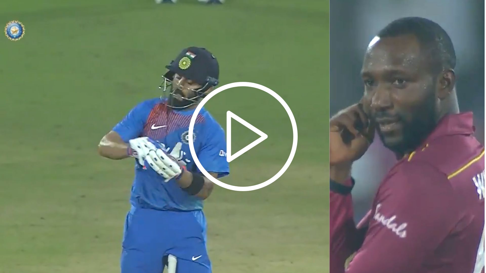 [Watch] When Virat Kohli Gave Kesrick Williams Taste Of His Own Medicine Ft. Autograph Celebration